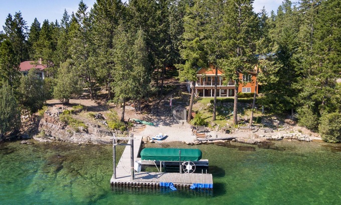 Rollins House | Experience Grandma's Cabin: Lake View & Spa Retreat