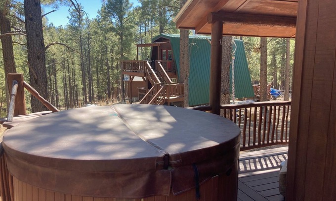 Jemez Springs Cabin | Discover Grandma's Groovy Getaway: Family-Friendly Retreat