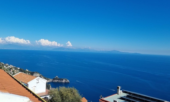 Furore Apartment | Coastal Views at Grandmother's Attic - Family & Pet Friendly