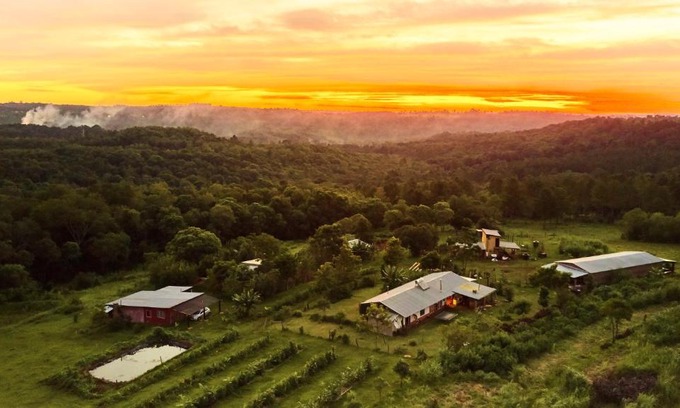 General Alvear House | Relax at Granja La Lechuza Ecolodge with Private Beach Access