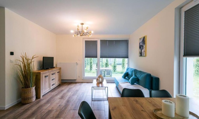 Wyspa Sobieszewska Apartment | Pet and Child Friendly Grano Flats at Villa Neptun