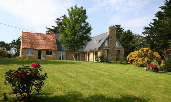 Tregastel House | Idyllic Trégastel Getaway: Beachfront & Spacious 5-Bedroom