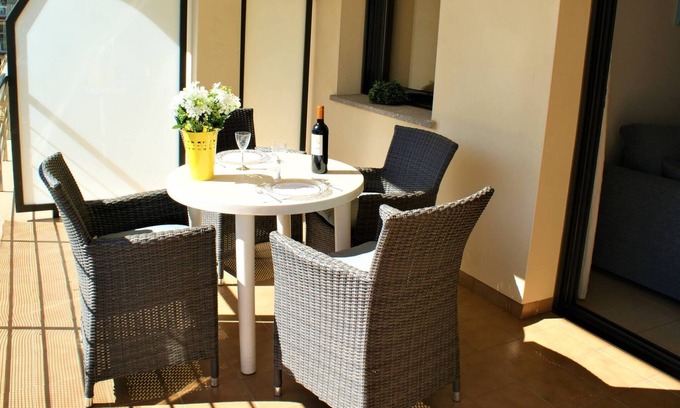Santa Margarida Apartment | Beachside Apartment with Ocean Views and Pool Access