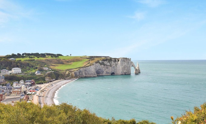 Etretat House | Authentic Stone House with Oceanfront Views and Spa