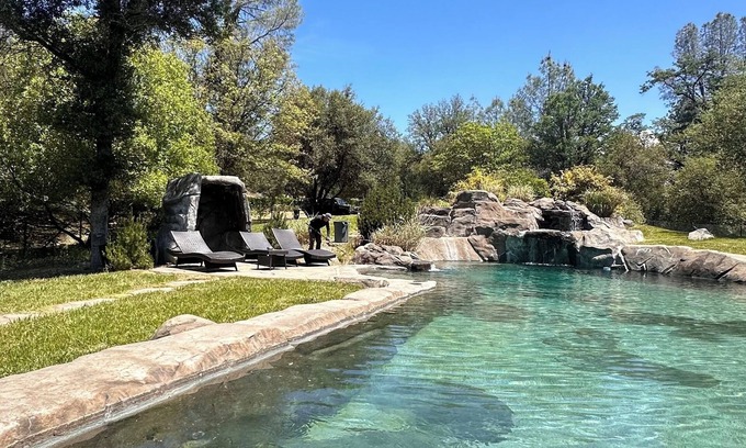 Nevada City House | Great Cozy 2-bedroom rv with WiFi, AC in Nevada City, awesome pool and hot tub!