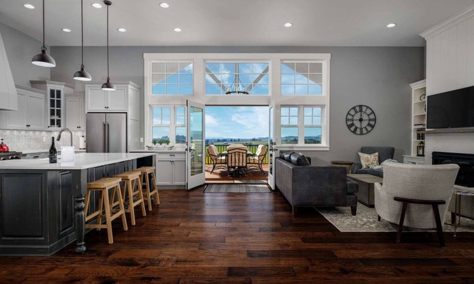 Yamhill House | Exceptional New Farmhouse with Vineyard Views & Family-Friendly Amenities
