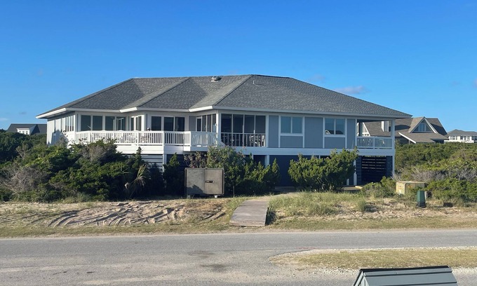 Bald Head Island House | Family Haven with Ocean Views & Beach Access Awaits You