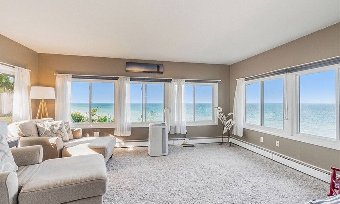 Glenn Haven Shores House | Unforgettable Great Lakes Escape with Private Beach & Spa