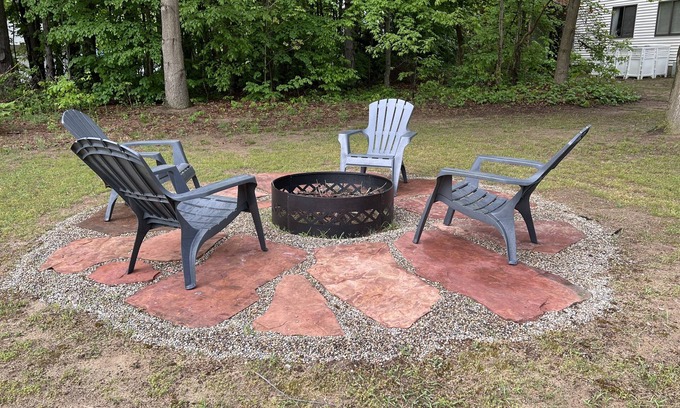 Saugatuck House | Prime Location: Steps from Downtown & Blue Star Trail Access