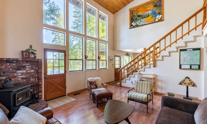 Arnold Cabin | Discover a Family Haven with Great Views & Hot Tub