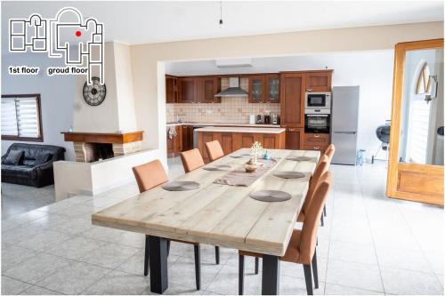 Krinidhes House | Oceanfront Escape at Great Villa Philipi - Rated 9.8/10