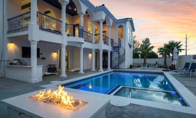 Hurricane House | Relax at Greek Goddess with Private Heated Pool & Hot Tub