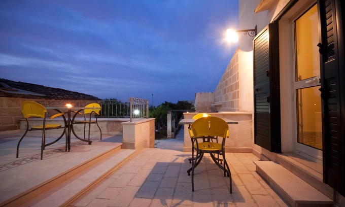 Specchia Villa | Tranquil Green Apartment in Villa AlSalento with Pool