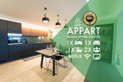 Mons Apartment | Premier Green Appart - 4-Star Stay in Mons City Center