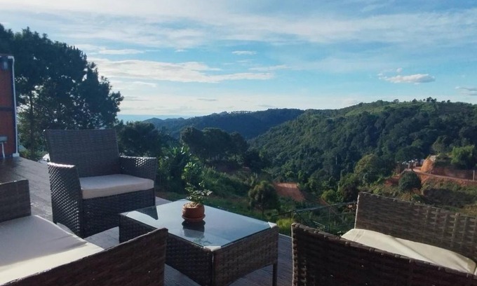 Khao Kho Other | Tranquil Retreat: Green Bus View at Khao Kho Inside Hill
