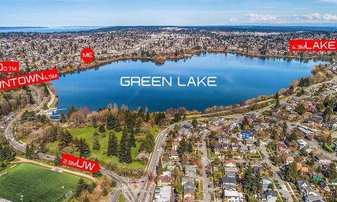North College Park Villa | Modern Green Lake Home with Breakfast & Family-Friendly Vibes