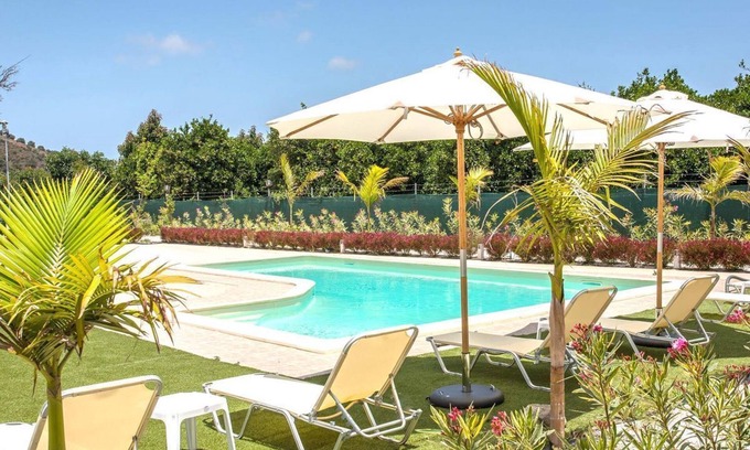 Agia Villa | Green Orange Villa: Family Retreat with Pool & Spa Access