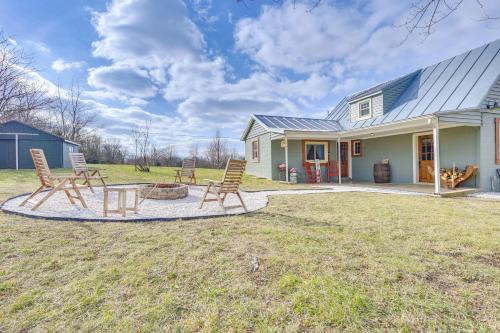 New Market House | Grill and Fire Pit New Market Getaway on 3-Acres!