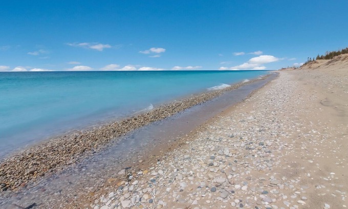 Frankfort House | Pet-Friendly Griners Life Saving Station with Private Beach