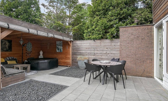 Grou House | Inviting Holiday Home with Expansive Terrace in Grou