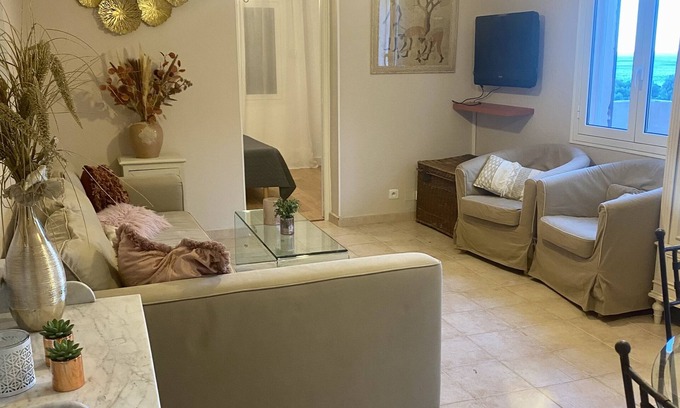 Figarella House | Ground Floor Villa Steps from the Sea in Santa Maria di Lota
