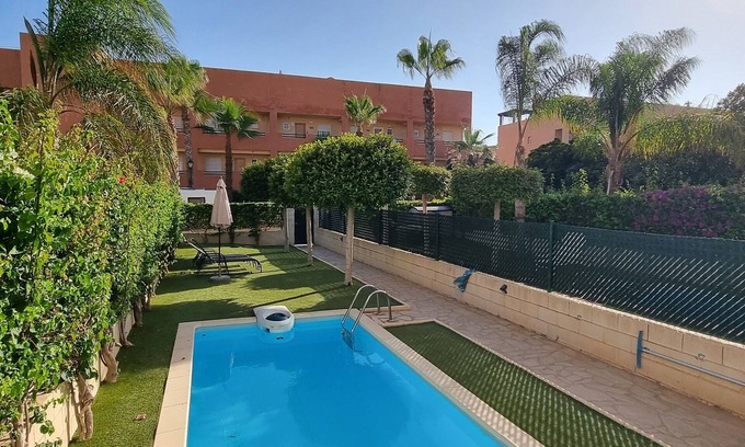 Vera Beach Apartment | Inviting Ground Floor Apartment with Private Pool & Garden