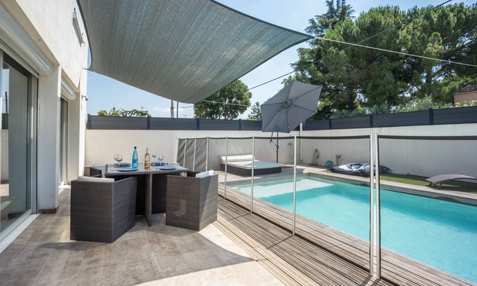 Lunel-Viel Villa | Villa with Pool Near Ocean and Golf - Rated 9.2/10