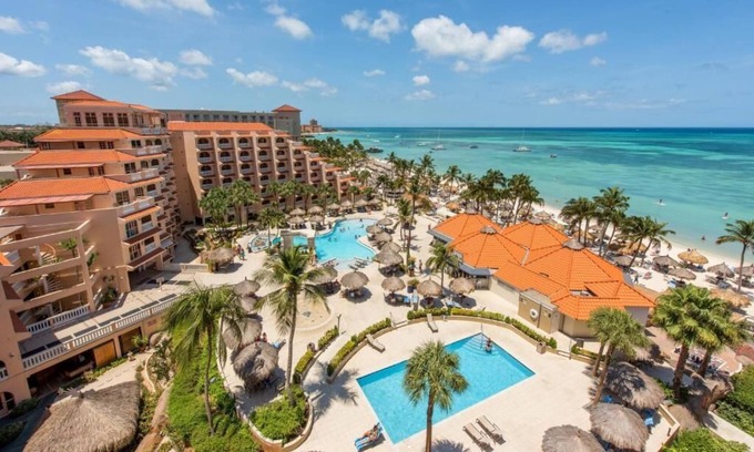 Oranjestad-West Resort | Relaxing Ground Floor Unit with Private Veranda by Pool