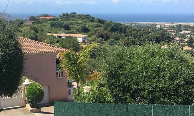 Bastelicaccia House | Idyllic Villa with Pool and Ocean View Near Porticcio