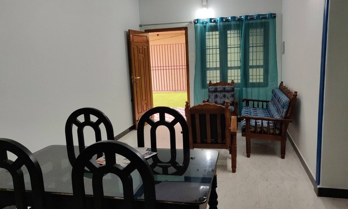 Nagercoil Apartment | Inviting Ground Floor Suite with Private Entrance for Families