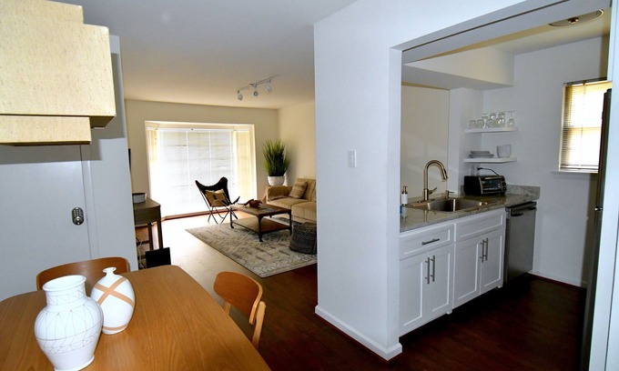 Highland Park Apartment | Comfortable 1BR Apartment for 6 with Parking Access