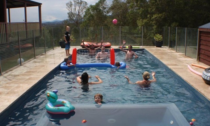 Fosterton House | Gather Friends for Nature Retreat with Pool & Firepit