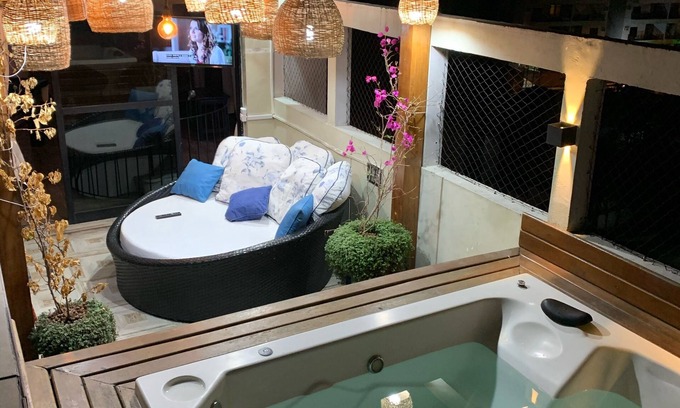 Jardim Sao Miguel Apartment | Elegant Guarujá Duplex Penthouse with Private Pool & Spa