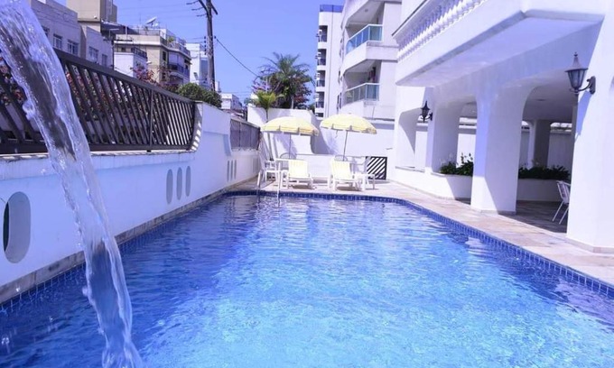 Jardim Praiano Apartment | Relaxing Guaruja Retreat with Ocean View and Pool Access