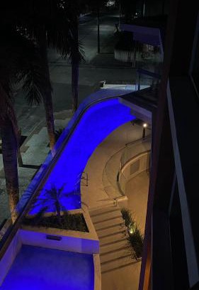 Jardim Vitoria Apartment | Elegant Guaruja Terrazza: Oceanfront Retreat with Pool