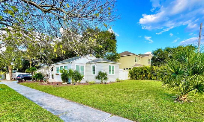 Sun Bay South House | Elegant Sanctuary by the Bay with Oceanfront Pool & Spa