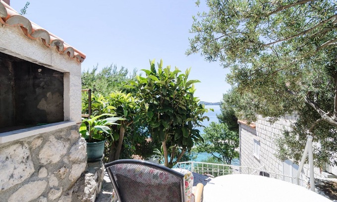 Mlini Apartment | Guest House Daniela - Double Room with Terrace and Sea View - SOBA 8