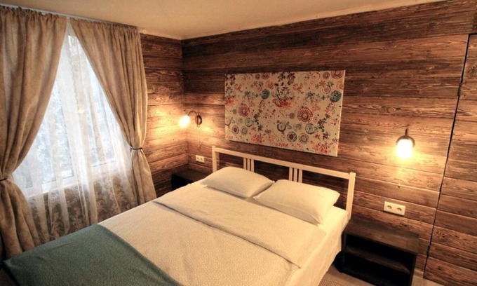 Patmos House | Cozy Guest House Skazka with Hot Tub & Kitchen Amenities