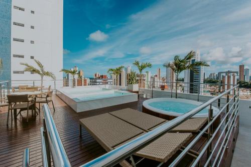 Loteamento Oceania II Apartment | Guest Manaíra Apart Hotel: Family-Friendly with Pool & Spa