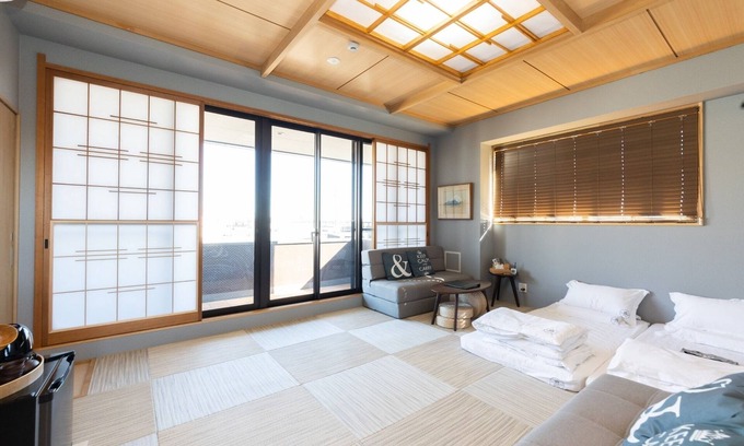 Katsushika Hotel | Spacious Guest Room for 6 with Terrace in Tokyo