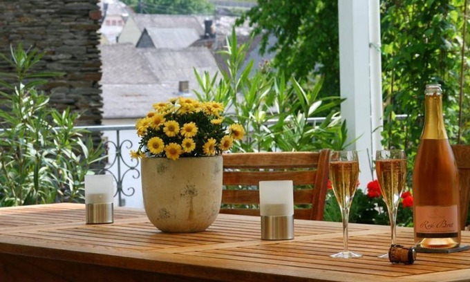 Dhron Bed & Breakfast | Cozy Guesthouse Weingut Stephan Kohl - Double Room with Ocean View