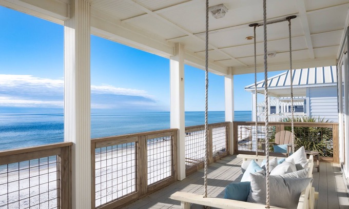Cape San Blas House | Family Beach House with Heated Pool & Oceanfront Views