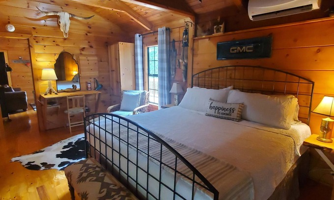 Ellijay Cabin | GUNSMOKE Cabin: Pet-Friendly Retreat with Lake Views