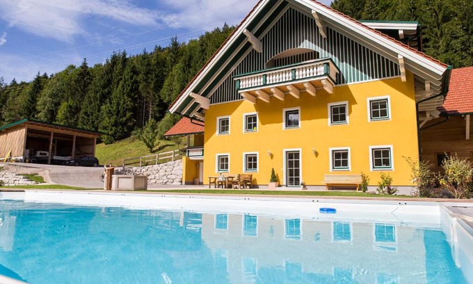 Koppl Apartment | Relaxing Oceanfront Retreat at Gut Hinterklaus with Pool