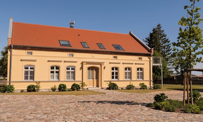 Liepe Apartment | Gutshof Liepe: Family-Friendly Getaway with Ocean Views