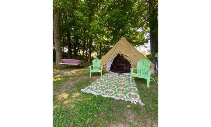 Rushville RV Rental | Discover Gypsy Belle Glamping Tent in Finger Lakes Wine Country