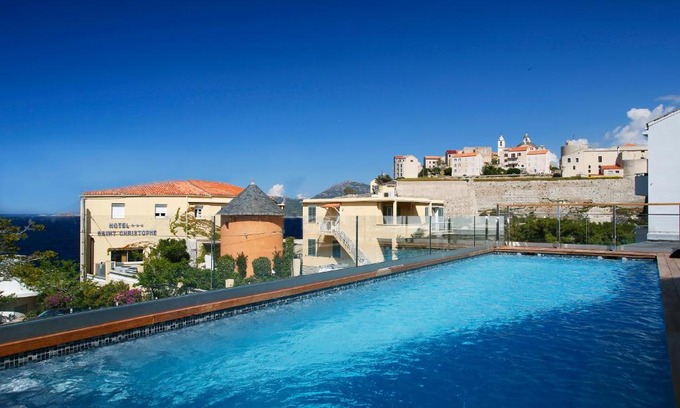 Calvi Hotel | Oceanfront Hôtel Méditerranée: Pool, Kitchen & Great Ratings!