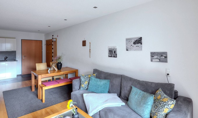 Damuels Apartment | Scenic Hölderle Damüls: Family-Friendly, Mountain Views Await!