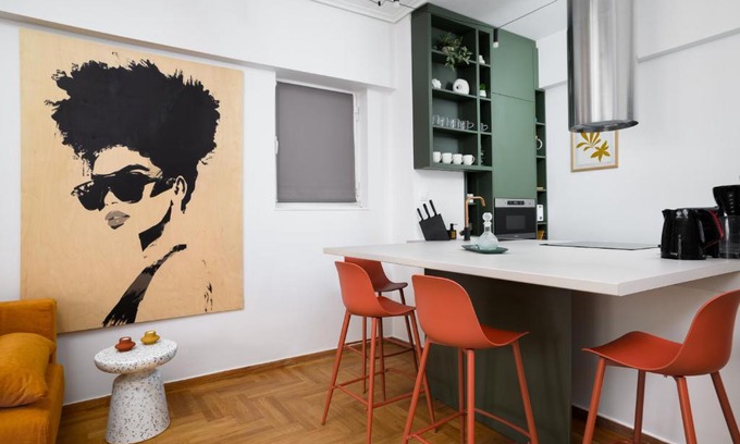 Nea Smirni Apartment | Vibrant H Experience: Stylish 1BD Apartment in Nea Smirni
