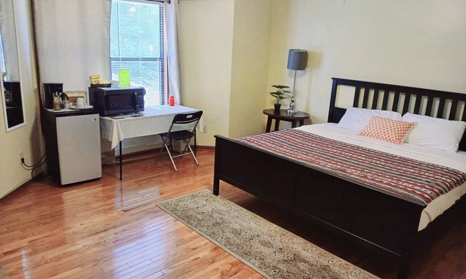 Lawrenceville House | Cozy Room with Private Bathroom and Spa Amenities Await